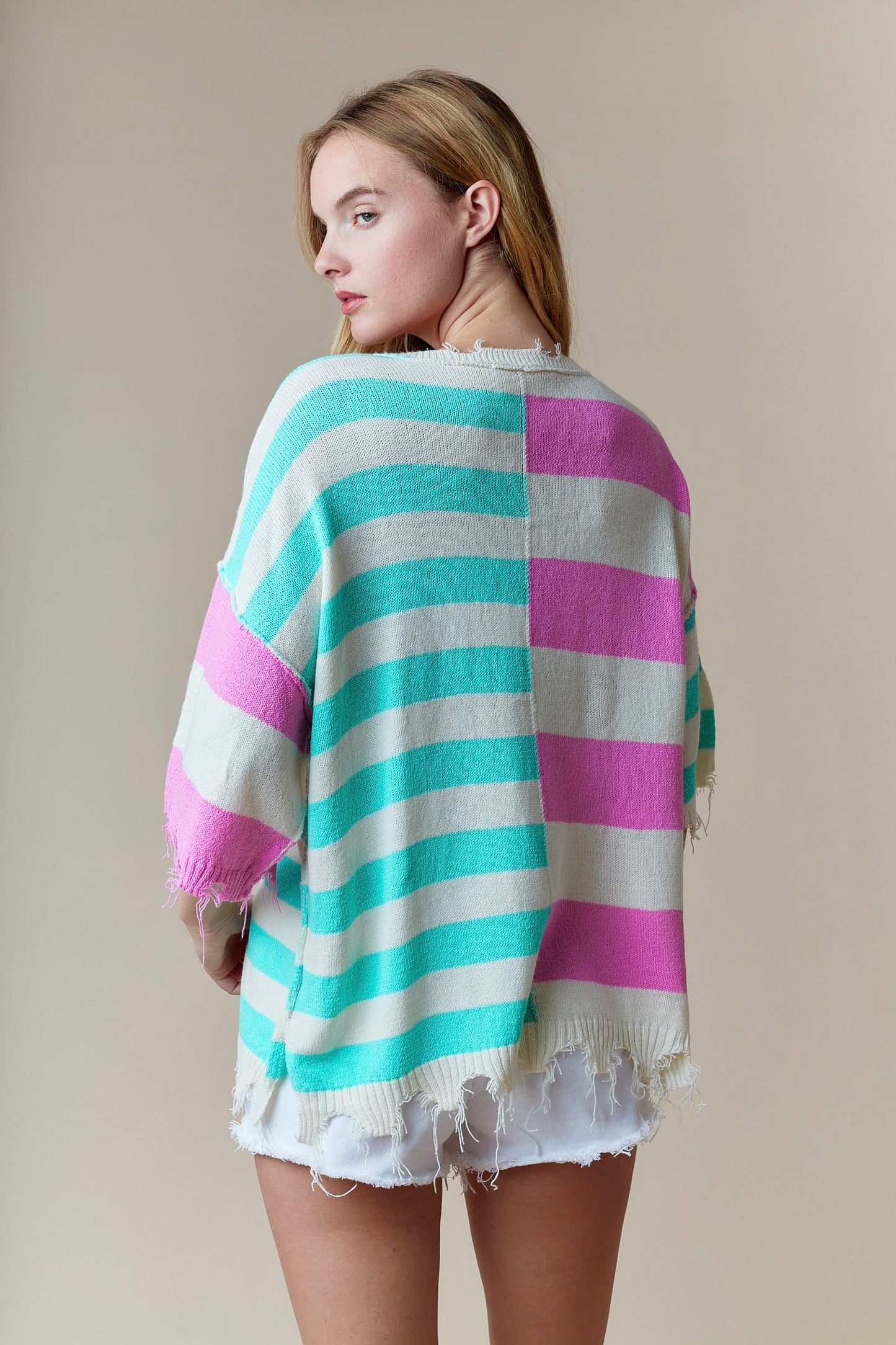 Summer Breeze Stripe Knit Top