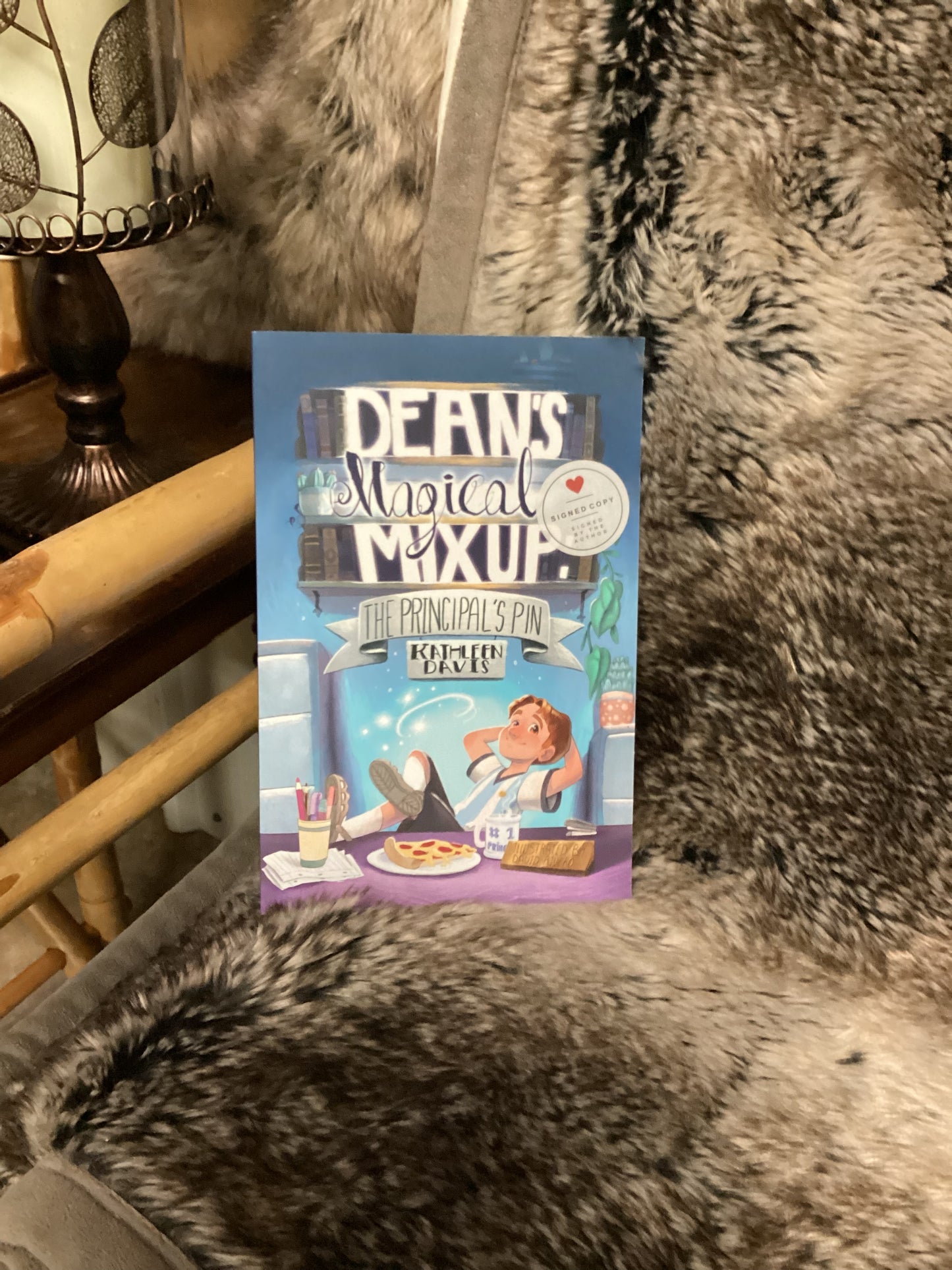 “Dean’s Magical Mixup: the Principal’s Pin” by Kathleen Davis - Signed Copy