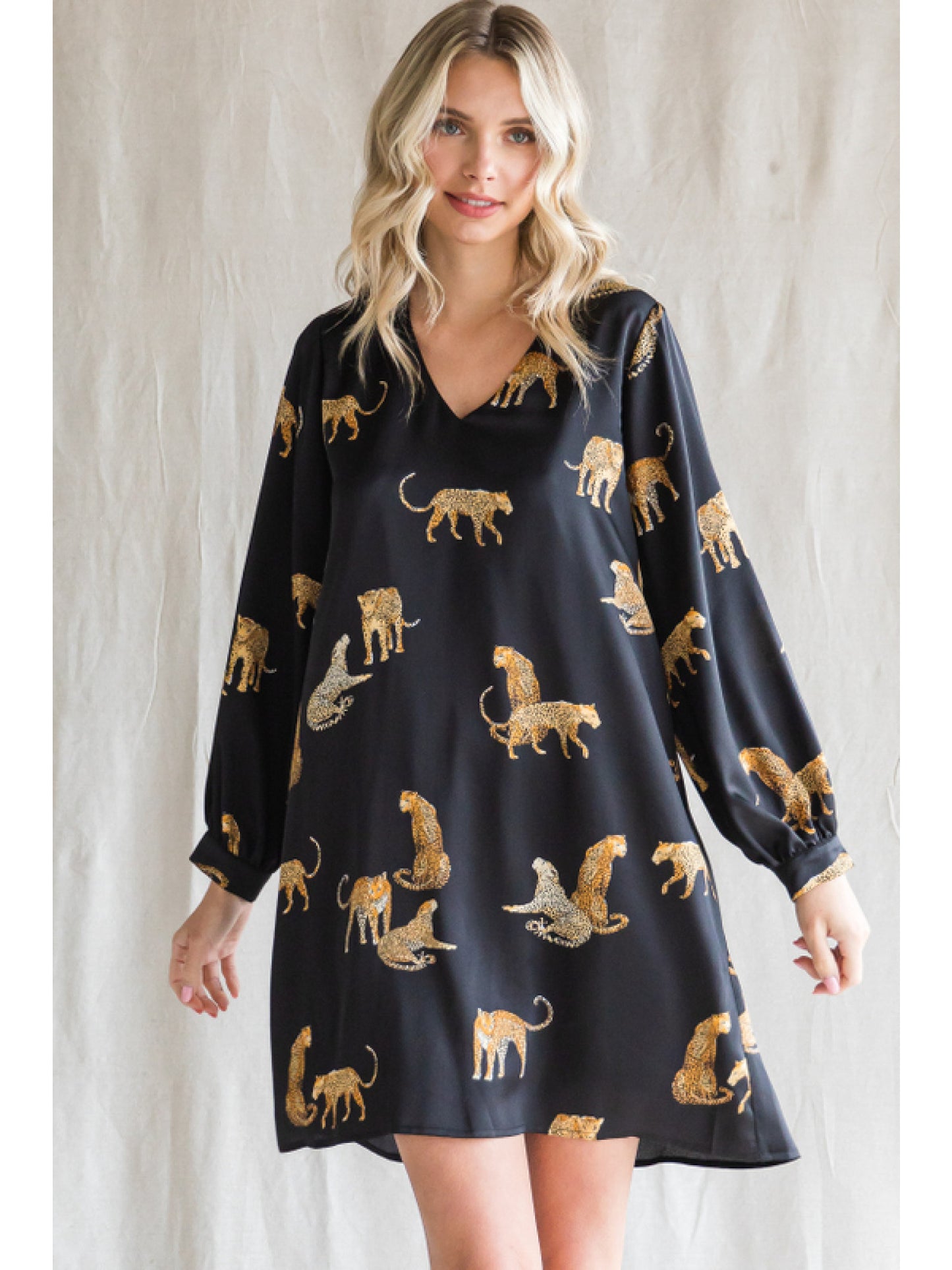 In The Wild Satin Dress