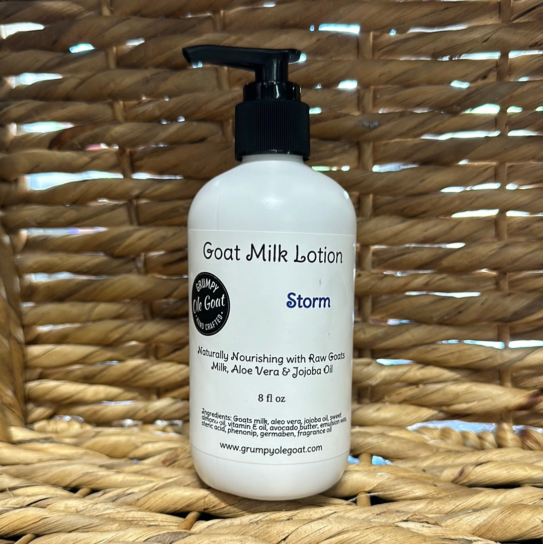 Grumpy Ole Goat- Goat Milk Lotion- Storm