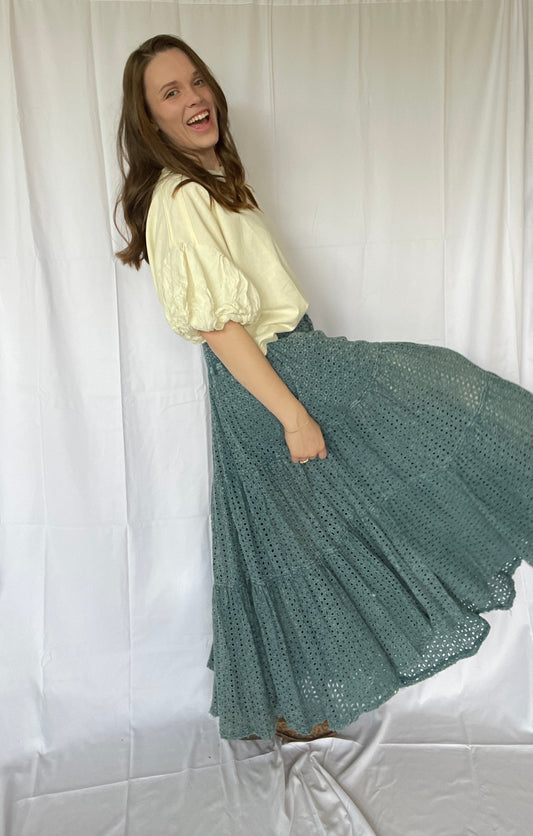 Western Lady Tiered Skirt