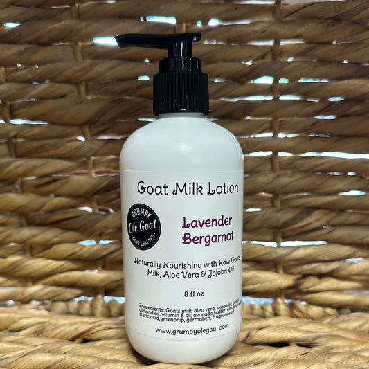 Grumpy Ole Goat- Goat Milk Lotion- Lavender Bargamot