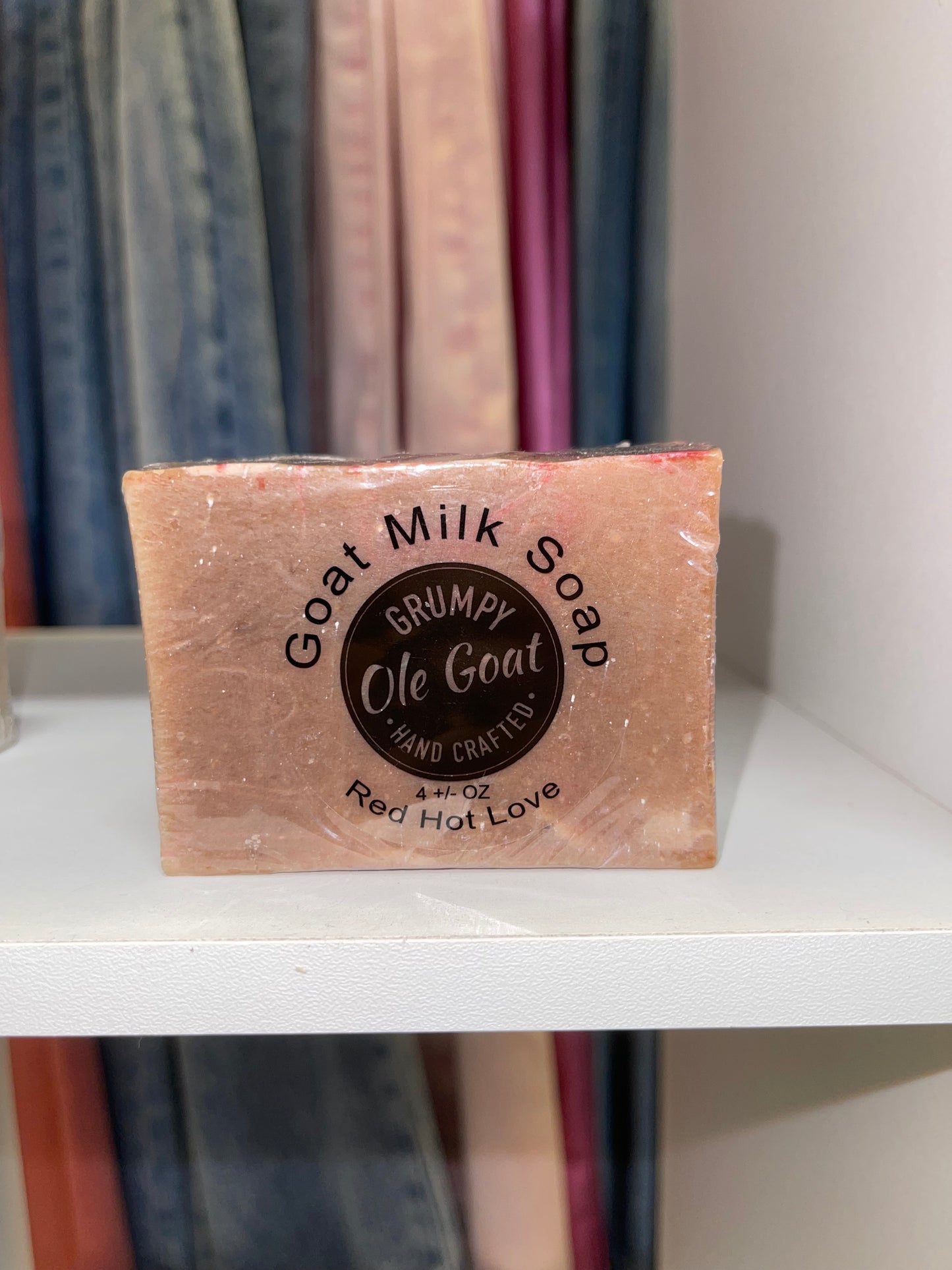 Grumpy Ole Goat- Goat Milk Soap- Red hot Love