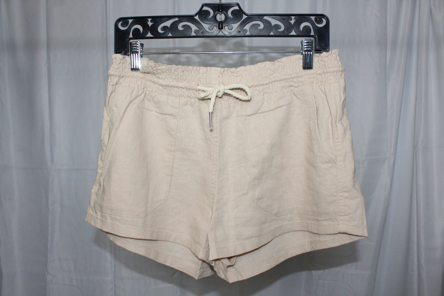 Papaya Linen Shorts