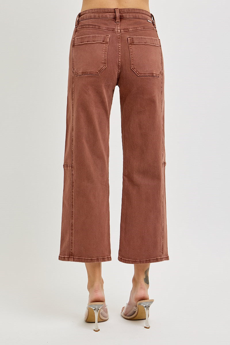 The Java Crop Risen Denim