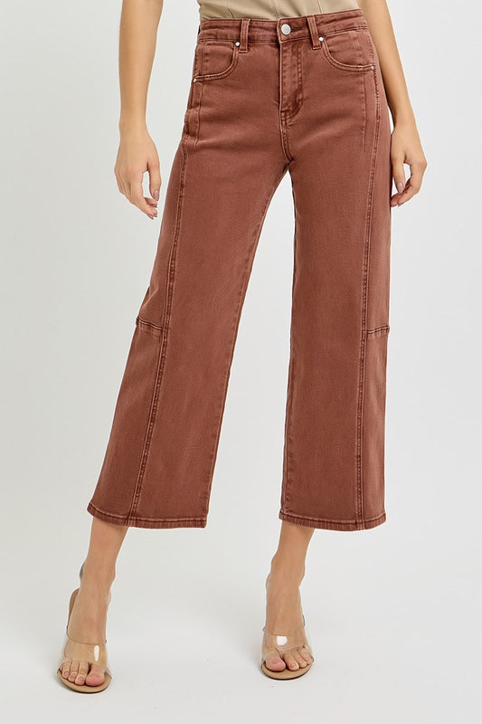 The Java Crop Risen Denim