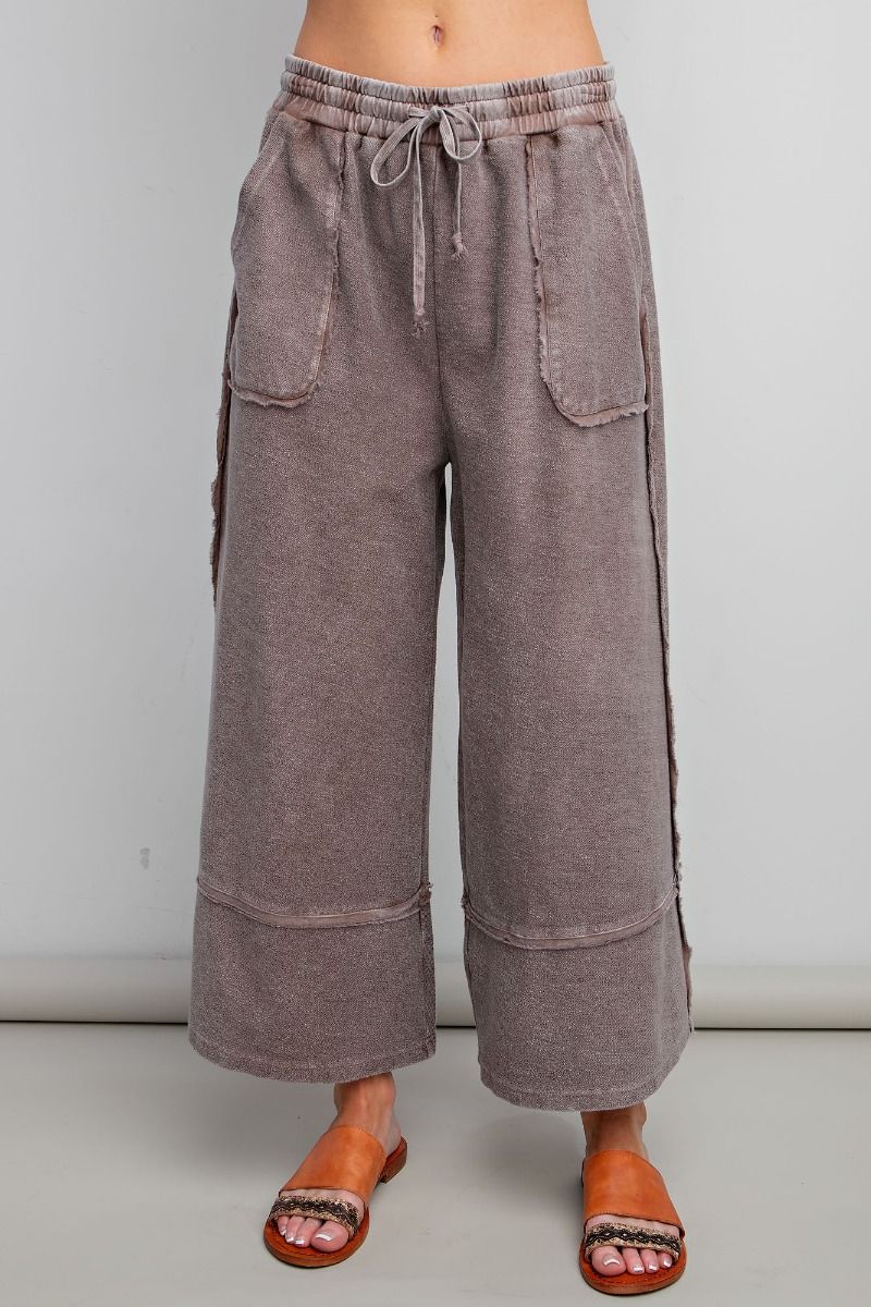 LalaPalazzo Espresso Knit Pants