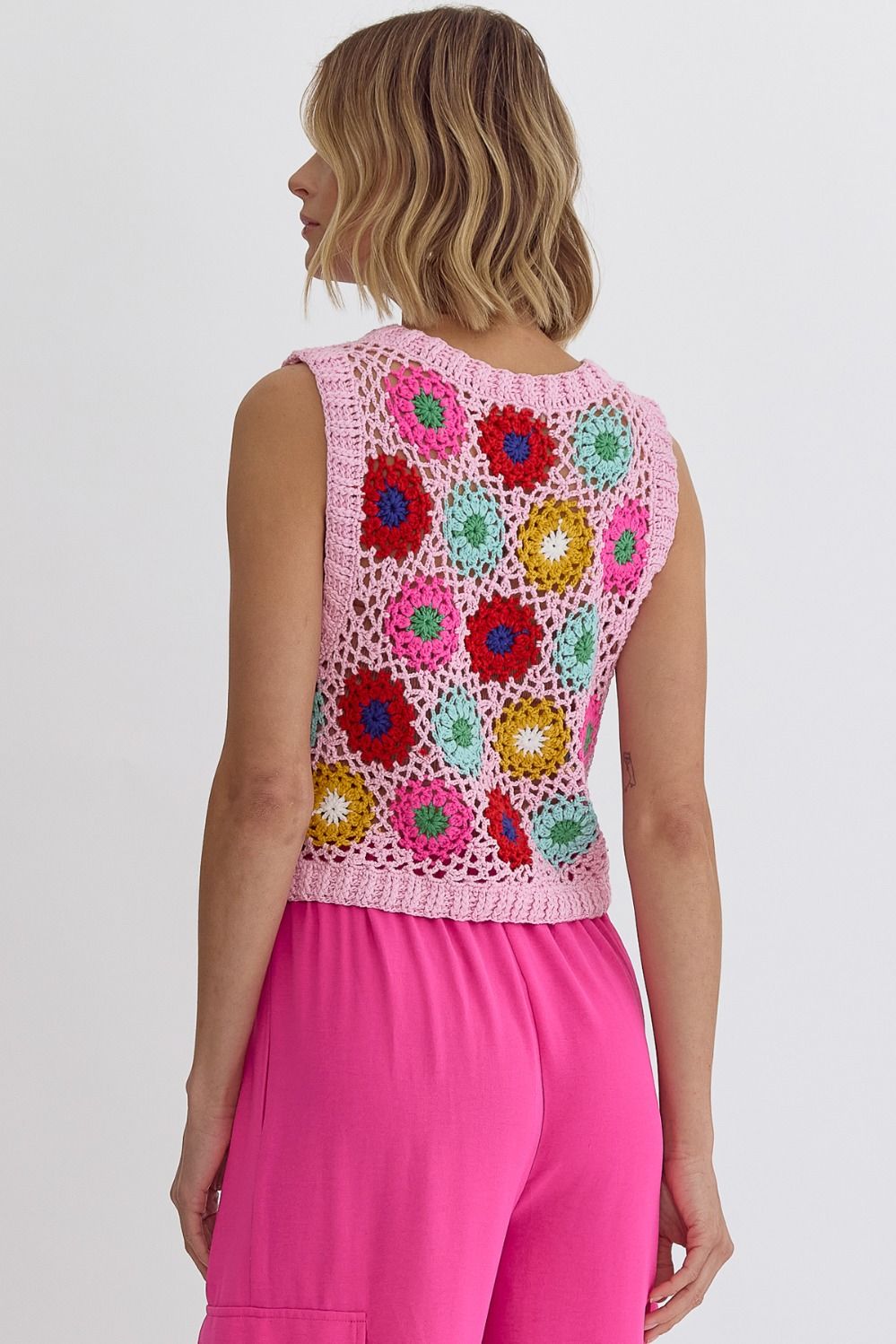 Flower Power Crochet Top