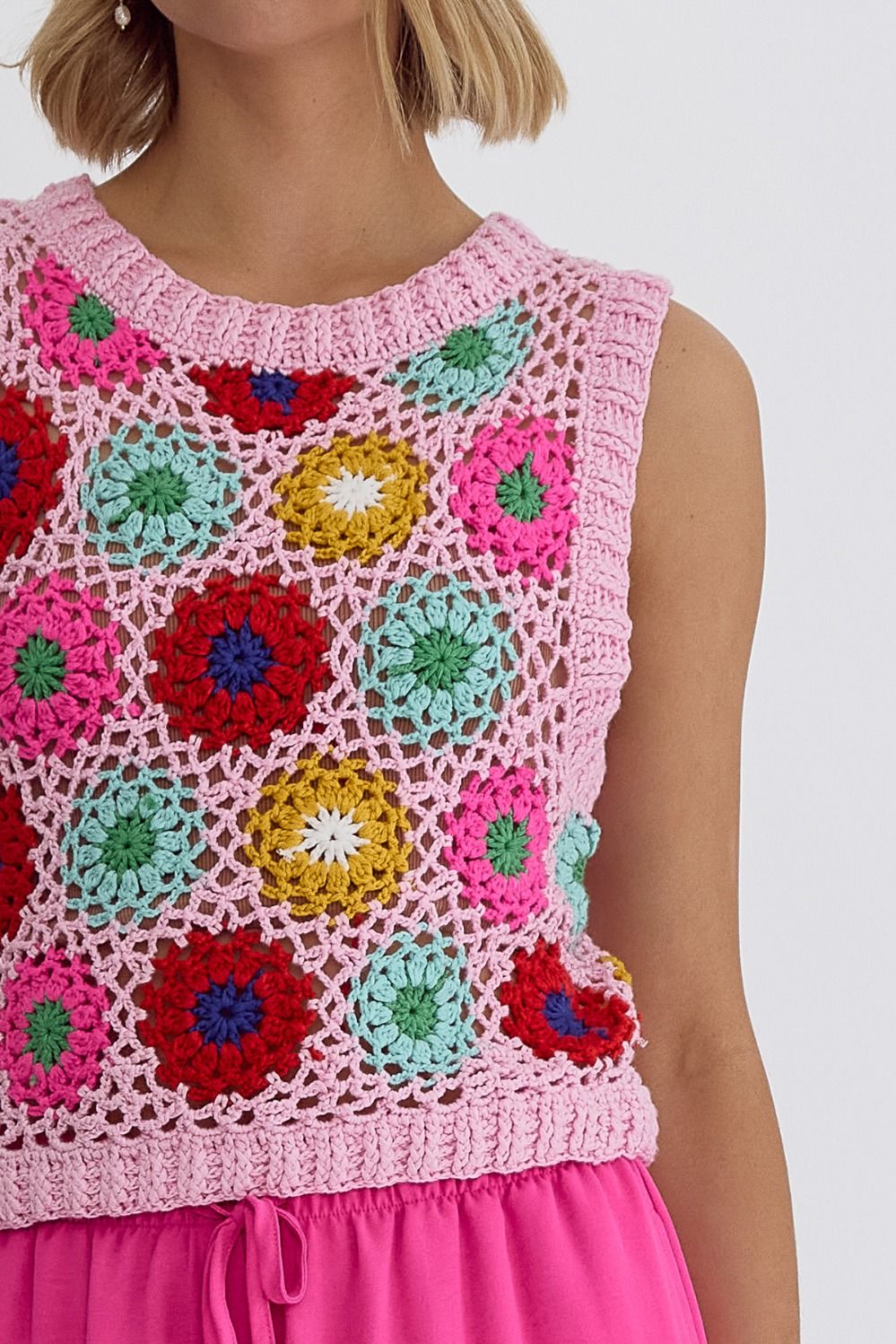 Flower Power Crochet Top