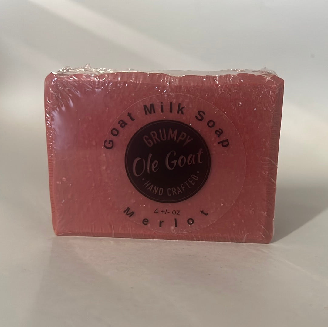 Grumpy Ole Goat- Goat Milk Soap- Merlot