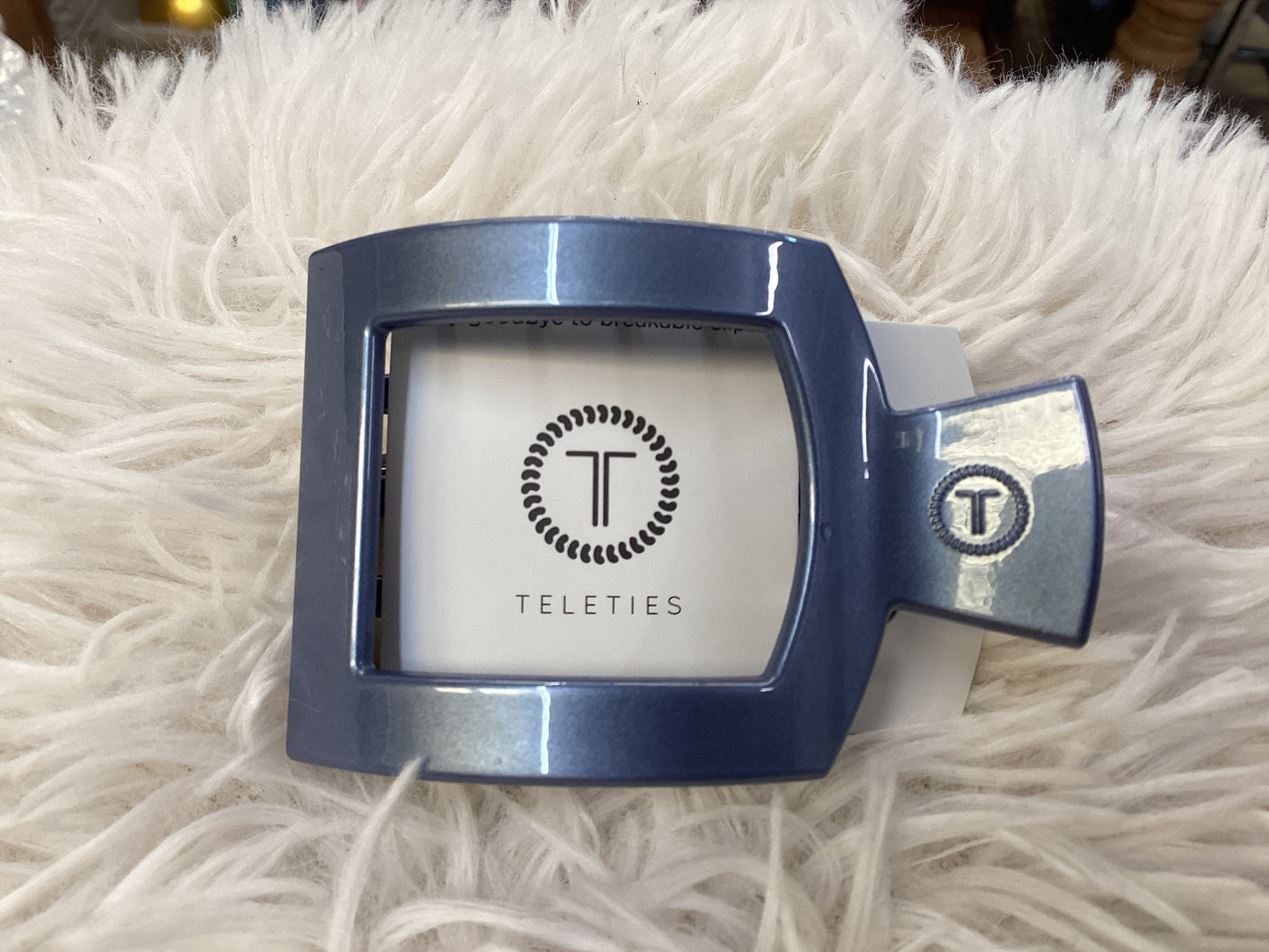 Teleties Square Small Flat Clip